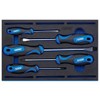 Draper 63400 Softgrip Screwdriver 5 Piece Set in 1/4 Eva