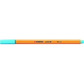 STABILO Point 88-0.4mm Fineliner - Box of 10 Pens - Azure