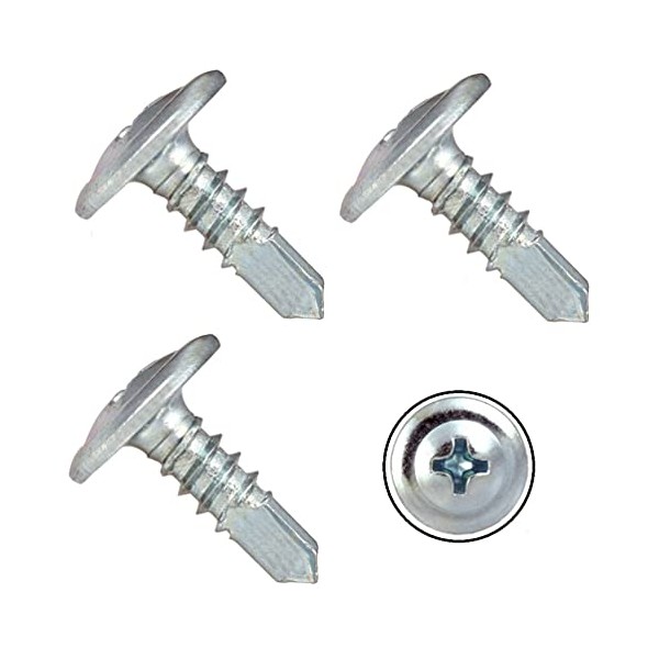 TERFÂ® Drywall Self Drilling Point Phillips Wafer Head Screw Zinc