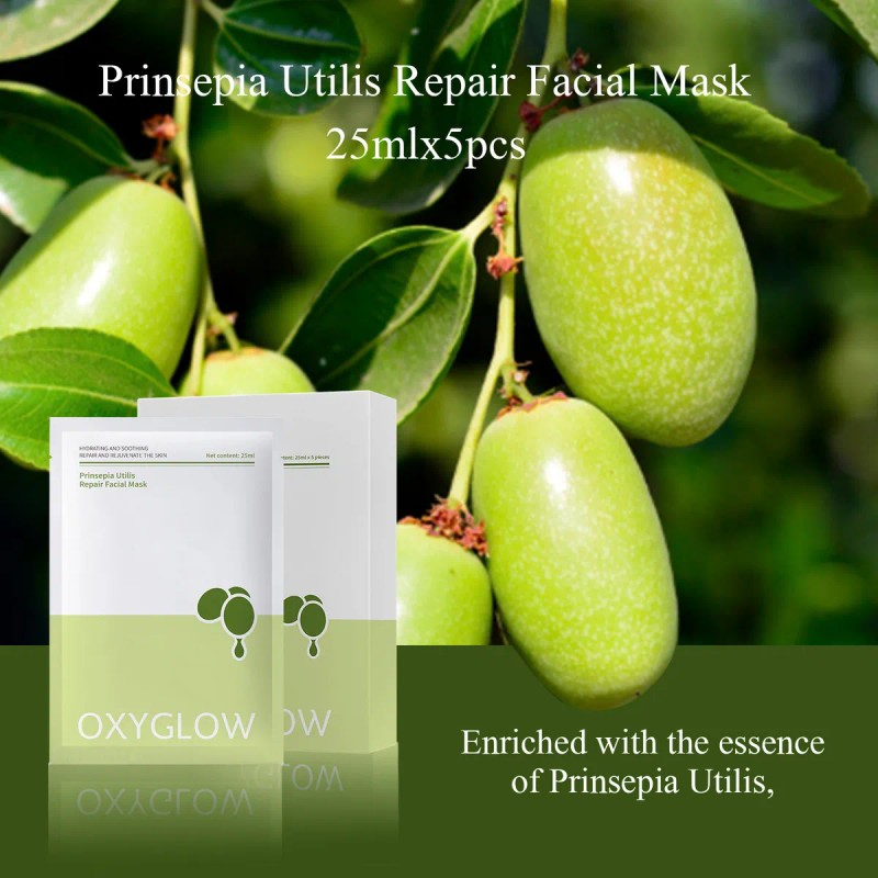 Mascarilla Facial Reparadora Aceite Prinsepia