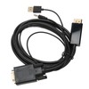 VGA to DP Connector Cable HD Video Converter Cable with