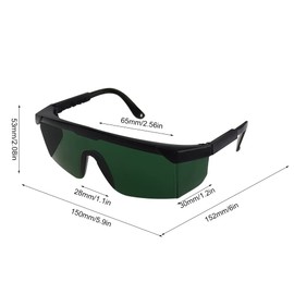 JTgugu Pack of 2 Green Laser Light Glasses for Green Beam Cross Line Laser Rotation Laser and Multi-line Laser to Improve the Visibility of the Green Beam - Includes Protective Box