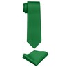 trilece Emerald Green Ties for Men - Mens Solid Color