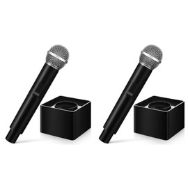 SAFIGLE 2pcs Microphone Prop Model Fake Microphone Toy News Reporter Costume Microphone for Cosplay Clothing