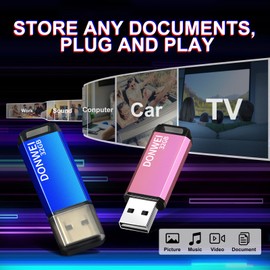 DONWEI USB Stick 32 GB Memory Stick 2.0 Blue