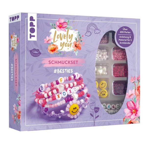Lovely You Jewellery Set #Besties. Instructions and Material for 5