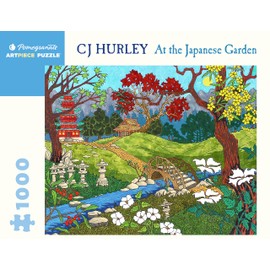 Pomegranate CJ Hurley: at The Japanese Garden 1000-Piece Jigsaw Puzzle