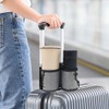 Luggage Cup Holder for Suitcase Travel, 2-in-1 Drink Caddy with