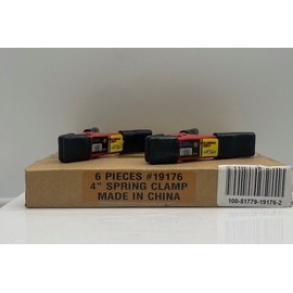 PONY 6'' 4'' Heavy Duty Metal Spring Clamps Set 10-piece 2-inch 1'' Jaw opening