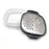 2-in-1 Cheese Grater with Container – Handheld Food Grater with