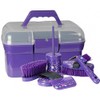Pfiff 101752 Starry Magic Filled Grooming Box, Grooming Box With Grooming Kit, Horse Grooming