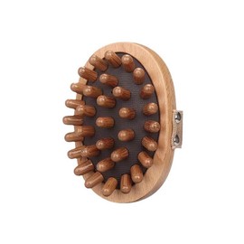 LHYILSWQ Wood Air Brush Massager Scalp Massager Tool Head Hair Scratcher Massage Brown
