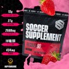 SOCCER SUPPLEMENT (サッカーサプリメント) リカバリーサプリメント RECOVER90 500g ストロベリーフレーバー