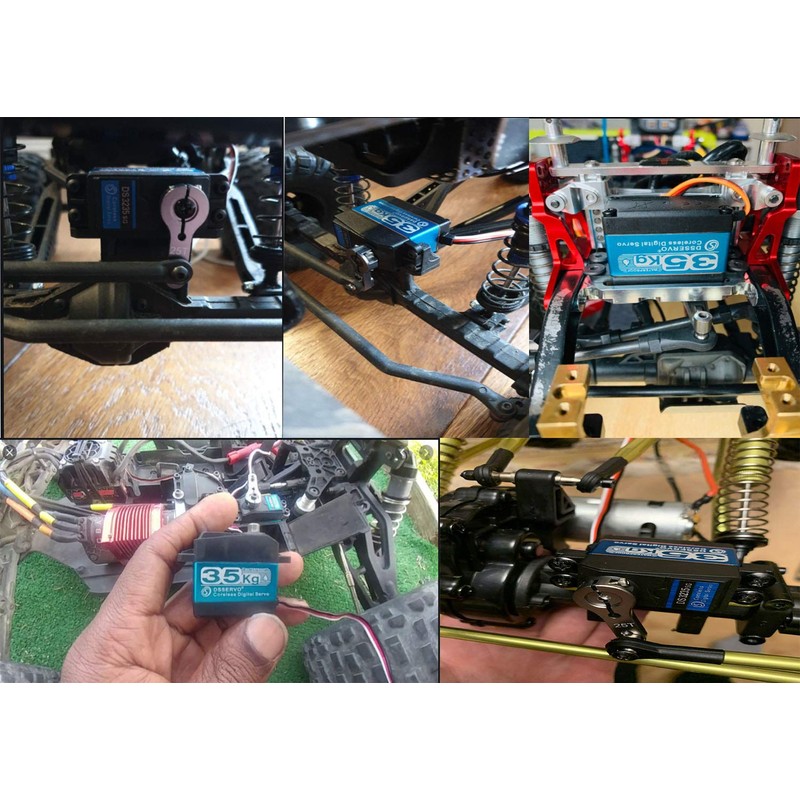 LJWRC 35kg servo high Torque Coreless Motor servo for RC