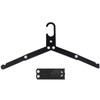 equlup Folding Travel Hangers, Foldable Clothes Hangers Aluminium Alloy High