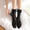 Gearmax 6 Pairs Vintage Ankle Socks Lace Ruffle Frilly Socks
