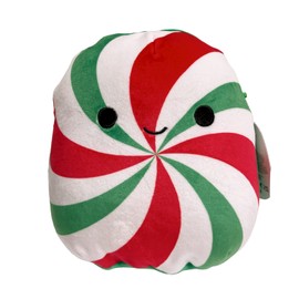 Squishmallows Kellytoy Christmas Squad 8/'' Plush Doll (8/'' Dulce The Peppermint Candy), SQX21-8AST-C
