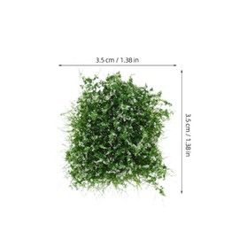 NUOLUX モデル草 ジオラマ 人工芝生パウダー 情景コレクション 10個セット DIY 建物モデル 装飾 箱庭 鉄道模型 風景 リアル ホビー用DIY材料