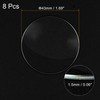 sourcing map 8 Pack 43 mm Crystal Lens Single Dome
