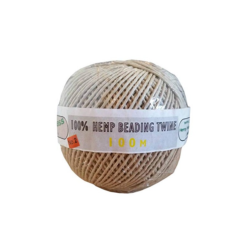 Hempiness Organic Twine - 1.4mm - per 100m ball