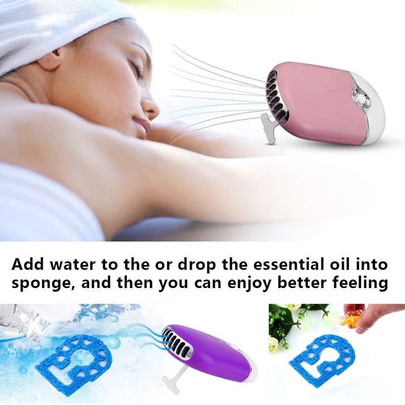 Elctric Mini Eyelash Dryer Fan with Hanging Rope - Multi-Function