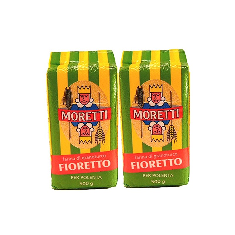 Moretti Polenta Fine | Fioretto - 500 Gram (Pack of