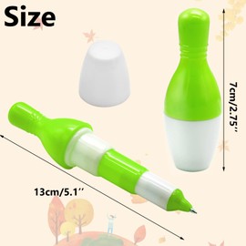 Yeelua Novelty Gel Pens for Kids, 20pcs Mini Bowling Retractable Ballpoint Pens, Handwriting Funny Kawaii Pens, Funky Cartoon Pens, Cute Gifts for Students Party Favors School Supplies(Random Colors)