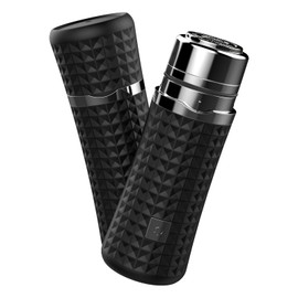 Mini Razors for Women, Upgraded Portable Powerful Electric Razors for Men, Facial Hair Remover for Women, Painless Face Shaver for Travel and Office Business Trips Black