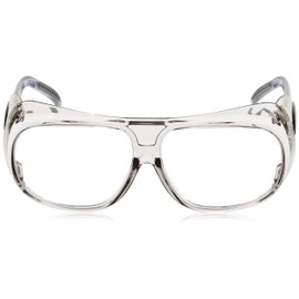 Yamamoto Optical YS-75 Protective Glasses, Adjustable Temple Angle, Top and Bottom Bill Side Cover, High Protection, Clear and Smoke, PET-AF (Double-Sided Hard Coat Anti-Fog), Made in Japan, JIS UV Protection