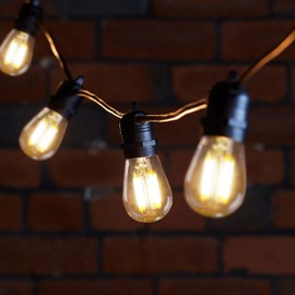 muyuua E14 LED Warmweiß Glühbirne: 10er Pack 2700K Leuchtmittel 4W Vintage Lampe Ersatz 40 Watt ST25 Retro Birne Glas Nostalgie Filament Glühlampe Nicht Dimmbar für Wohnzimmer Küchen Esstisch Bar