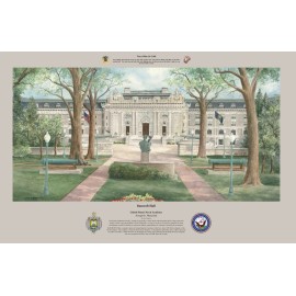 USNA Print signed by Col John Ripley (Navy Cross), USNA graduate 20x30 S/N LtdEd