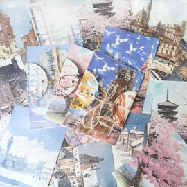 Seal, Collage, Material, Assortment, Flake Stickers, Retro, Fashionable, Girls (Old Days)