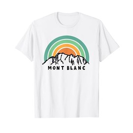 Tour du Mont Blanc Montblanc TMB Hiking Trekking Souvenir T-Shirt, White, s
