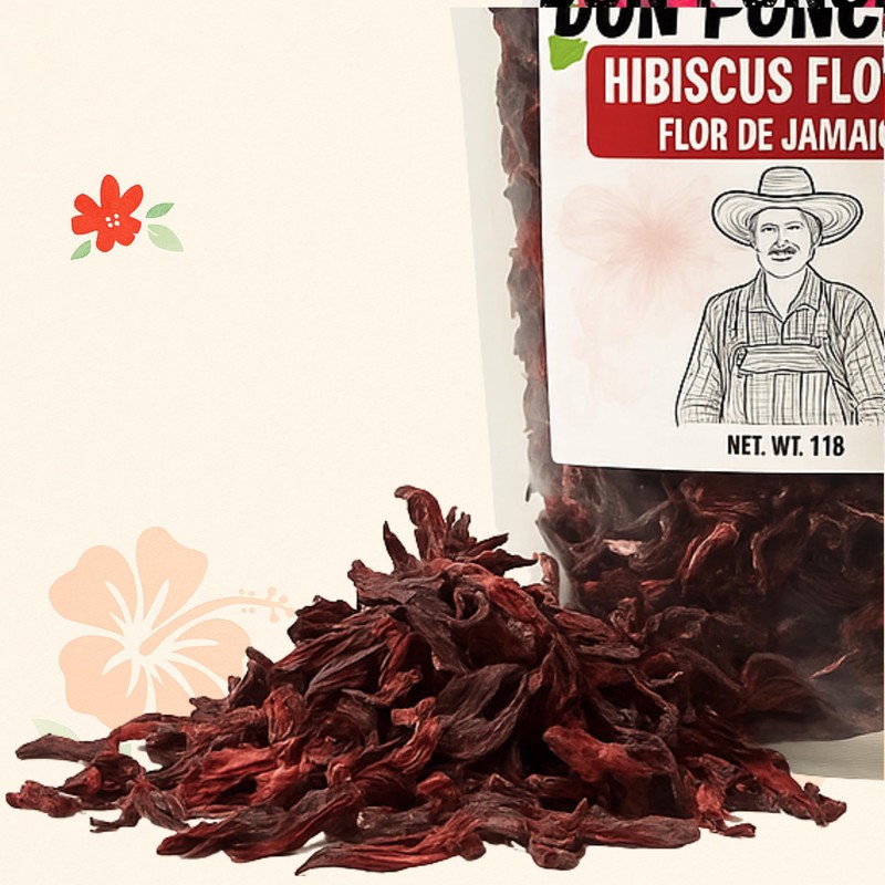 Don Ponchos - Hibiscus Flowers - Flor De Jamaica -
