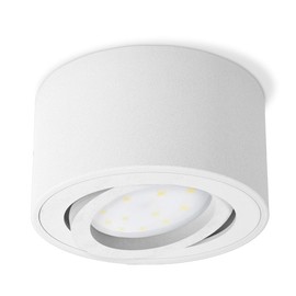 Celi-1 Surface-Mounted Spotlights in Aluminium, White / Black, with LED 5W Module, 2700 K / 4000 K