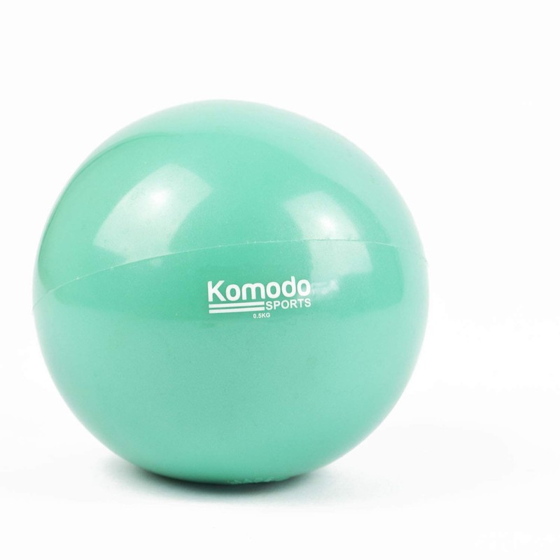 Komodo Weighted Toning Balls - Soft Pilates Yoga Training Pair