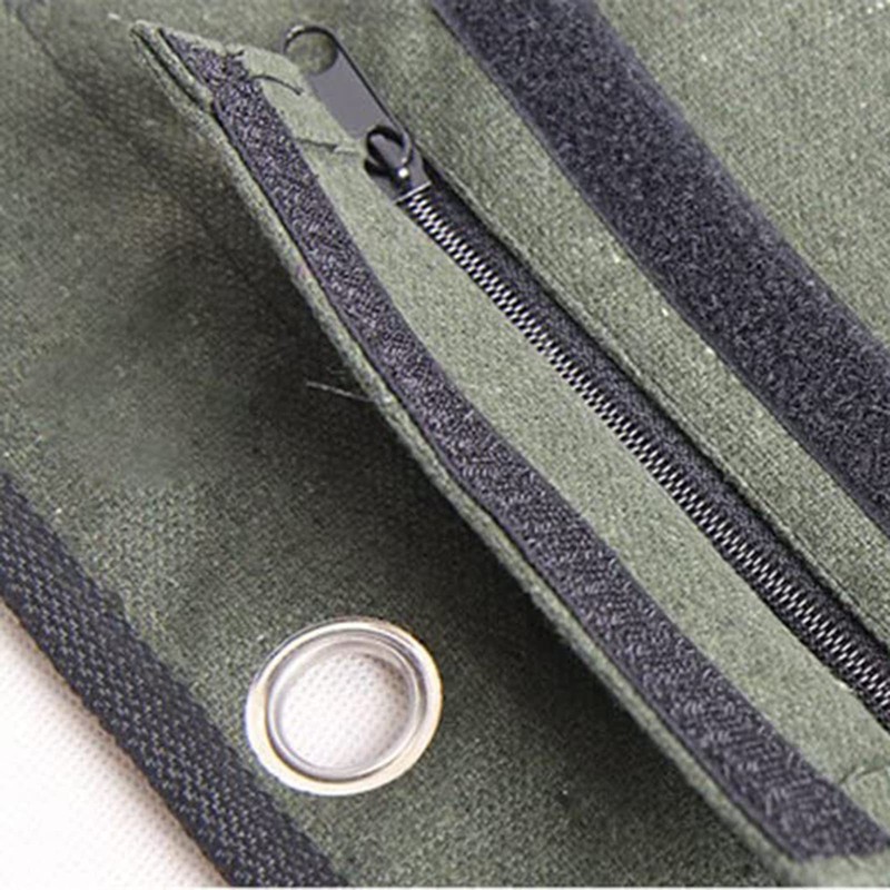 A ALFEEL Wing Chun Kung Fu Wall Bag Canvas Leather