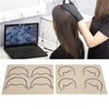 10pcs Tattoo Scalp Practice Skin Front Side Ink Free Rubber