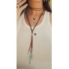 Plunder Design Fashion Trend Jewelry Christi Boho Corded Turquoise Drop