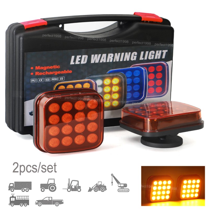 Aaiwa Wireless LED Rear Tail Lights Battery Operated USB Magnetic