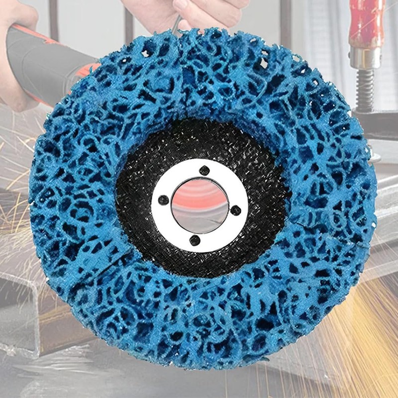 2PCS 115mm (4.5 Inch) Blue Strip Discs,Heavy-Duty Poly Paint Removal