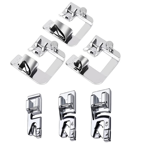 DFsucces Sewing Machine, Presser Feet, Triple Roll Presser, Replacement Sewing