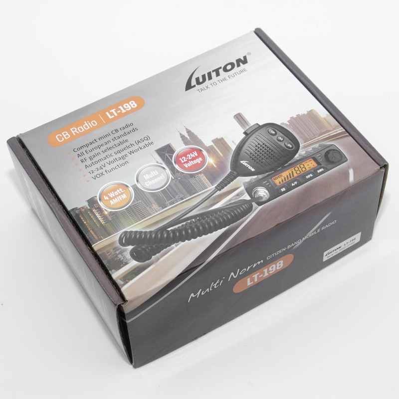 Mini Small CB Radio LT-198 Compact Design with External Speaker