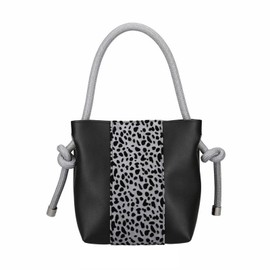 Route 0656 BR POINT-handle Mini Tote Bag with Shoulder Bag Baby Loo, Point Handle, 03 black