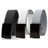 Gelante Fully Adjustable Canvas Web Belt with Black Flip Top