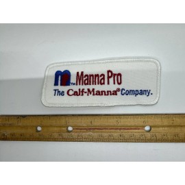 Unbranded Vintage Manna Pro Trucker Hat Patch Calf Manna Feed Company