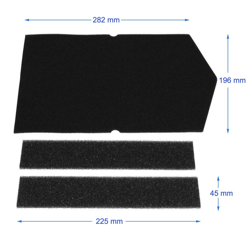 Sparesbarn Foam Filter Set Compatible with Miele Dryer T8000WP T8801WP