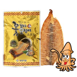 Korea Seasoned Dried Squid Snack 꽃보다오징어 (Soft 15g x 10)