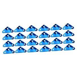 Kisangel 24pcs Tent Rope Buckle Aluminum Alloy Camping Wind Rope Adjusters Tent Fasteners for Hiking Backpacking and Outdoor Activities Anti Easy to Adjust
