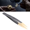 Anti Magnetic Tweezers with Replaceable Pointed Wooden Tips Watch Repair